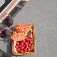 Tevere Coffee Table, Square, Space Grey - Glass-Fibre Reinforced Concrete - Blackman Rowe