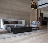 Sofia Coffee Table, Rectangle - Marble Porcelain - Blackman Rowe