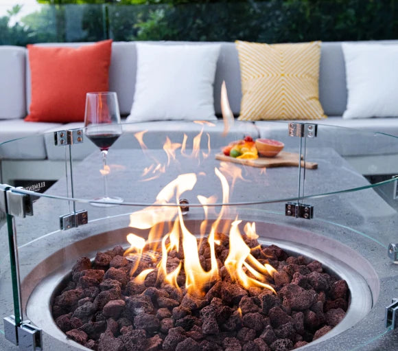 Metropolis Fire Table, High performance cast concrete - Blackman Rowe