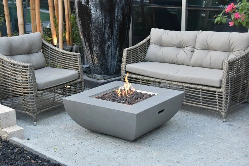 Westport Fire Pit, Glass-fibre reinforced concrete - Blackman Rowe