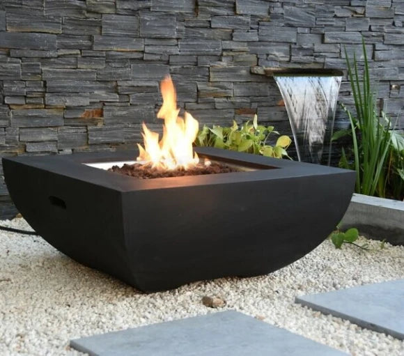 Aurora Fire Pit, Glass-fibre reinforced concrete - Blackman Rowe