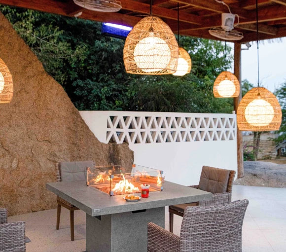 Birmingham Fire Table, Hand crafted glass fibre reinforced concrete - Blackman Rowe