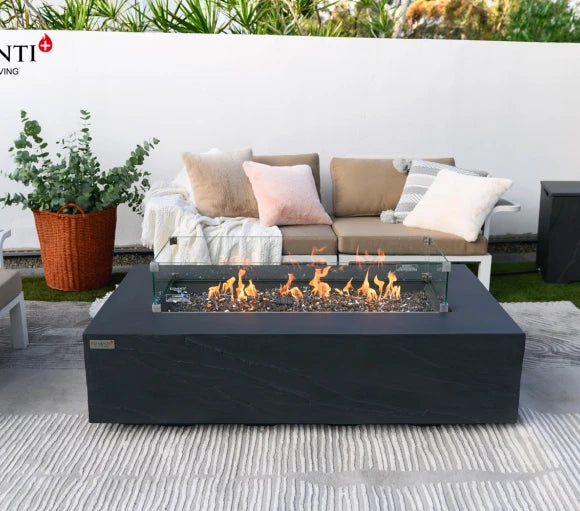 Cape Town Fire Table, Glass-fibre reinforced concrete - Blackman Rowe