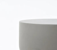 Chronos Side Table, Space Grey - Glass Fibre Reinforced Concrete - Blackman Rowe