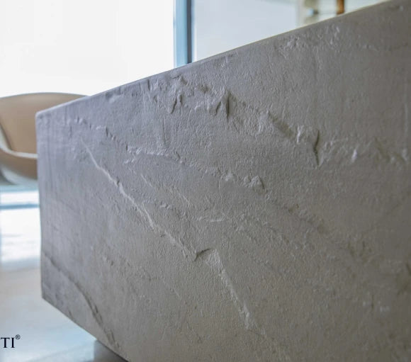Colorado Coffee Table, Square Medium, Space Grey - Glass Fibre Reinforced Concrete - Blackman Rowe