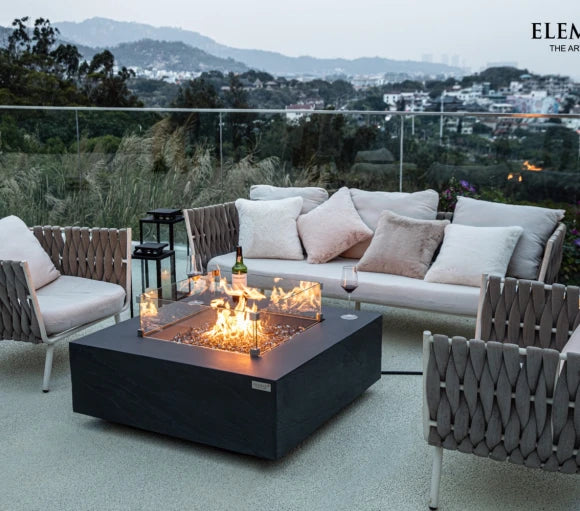 Roraima Fire Table, Glass-fibre reinforced concrete - Blackman Rowe