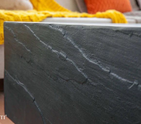 Colorado Coffee Table, Square Large, Slate Black - Glass Fibre Reinforced Concrete - Blackman Rowe