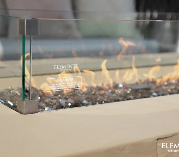Colorado Fire Table, Glass-fibre reinforced concrete - Blackman Rowe