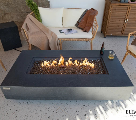 Positano Fire Table, Glass-fibre reinforced concrete - Blackman Rowe