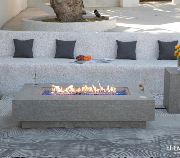 Riviera Fire Table, Glass-fibre reinforced concrete - Blackman Rowe