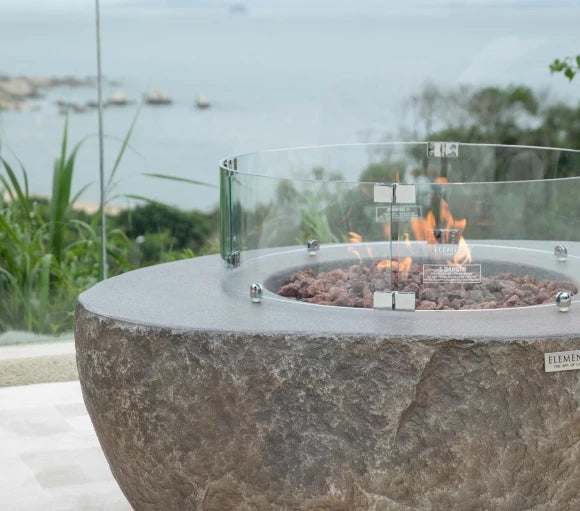 Boulder Fire Table, High performance cast concrete - Blackman Rowe