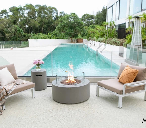 Tramore Fire Table, Glass-fibre reinforced concrete - Blackman Rowe