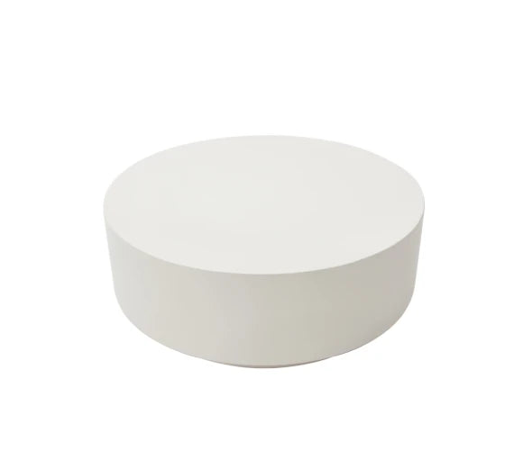 Rome Coffee Table, Large, Cream White - Glass-Fibre Reinforced Concrete - Blackman Rowe