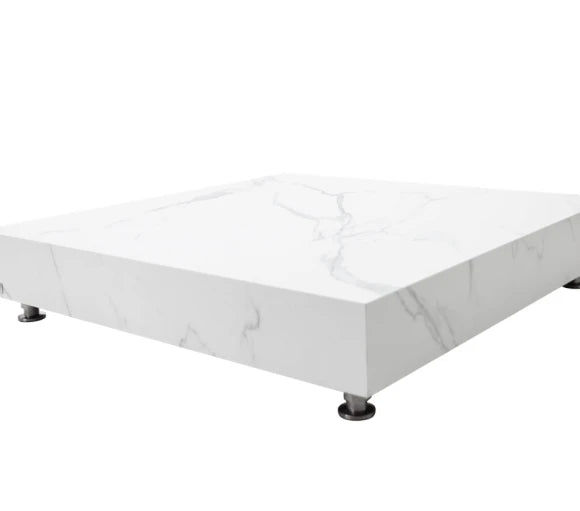 Bianco Coffee Table, Square, Large - Marble - Blackman Rowe