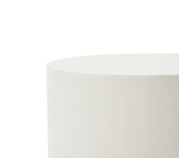 Rome Side Table, Large, Cream White - Glass-Fibre Reinforced Concrete - Blackman Rowe