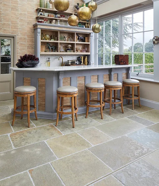 Trusloe Limestone Seasoned Finish, 2 sizes, £69.00/ M2 - Blackman Rowe