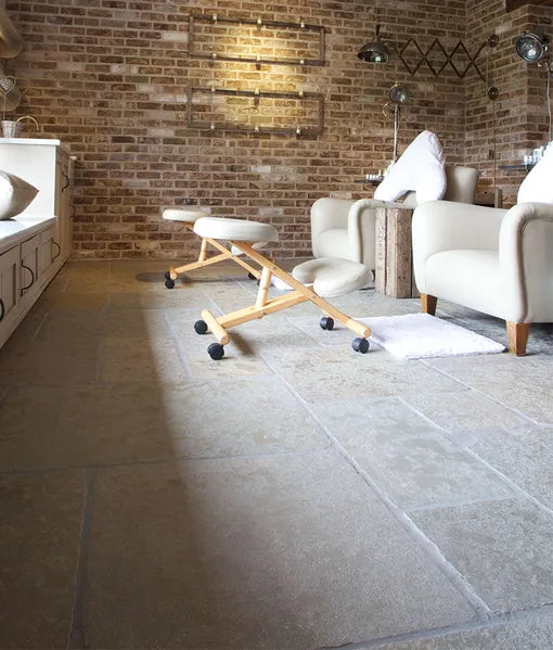 Trusloe Limestone Seasoned Finish, 2 sizes, £69.00/ M2 - Blackman Rowe