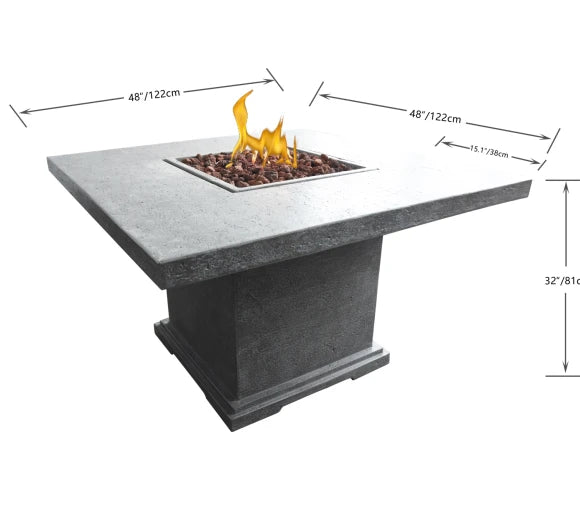 Birmingham Fire Table, Hand crafted glass fibre reinforced concrete - Blackman Rowe
