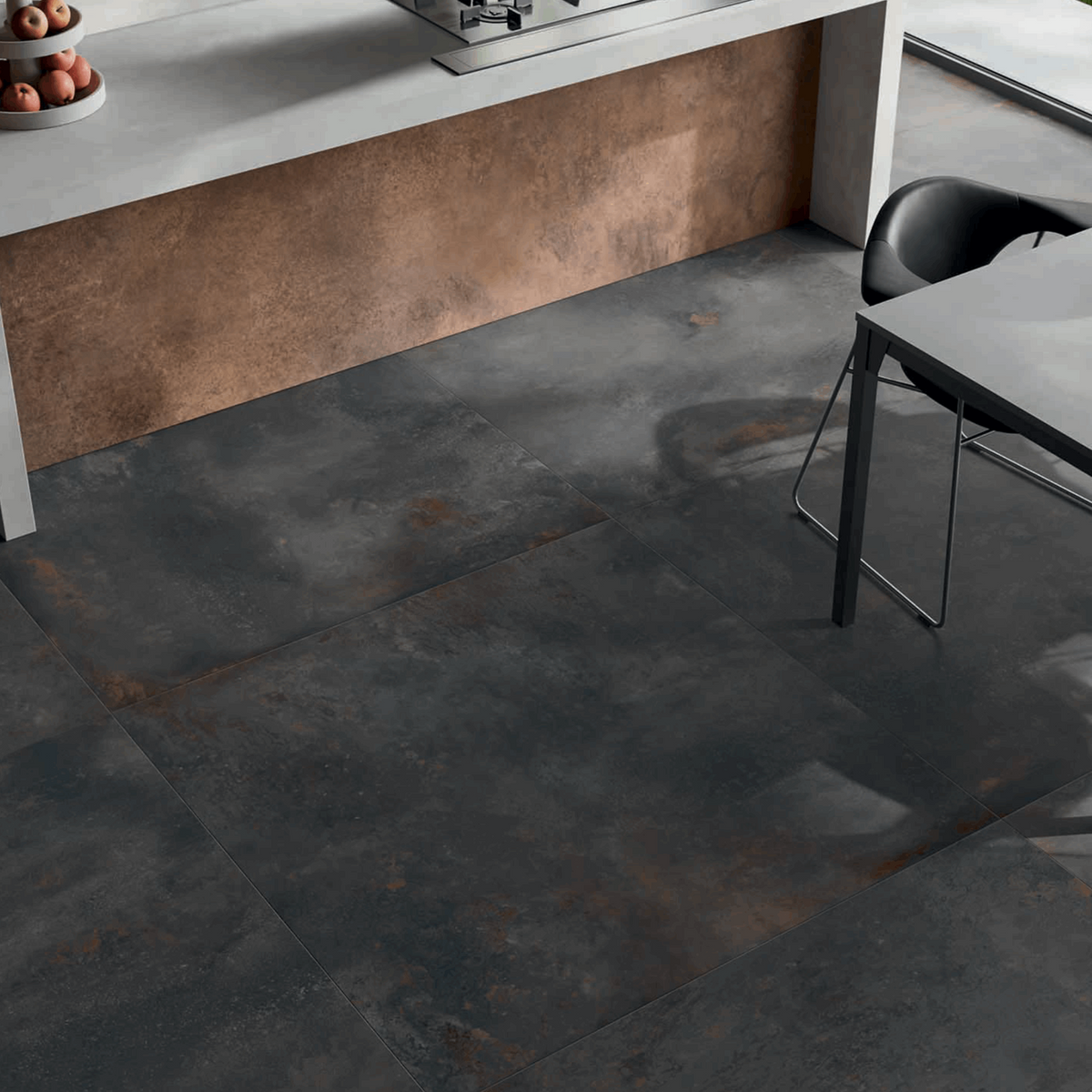 Alchemy Contemporary Porcelain, 3 sizes, Magnet, from £61.99/ M2 Contemporary Porcelain Tiles Grey Tile Caesar Ceramiche