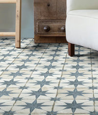 Spitalfields Ceramic Retro Star, four colours, £52.50/M2 - Blackman Rowe