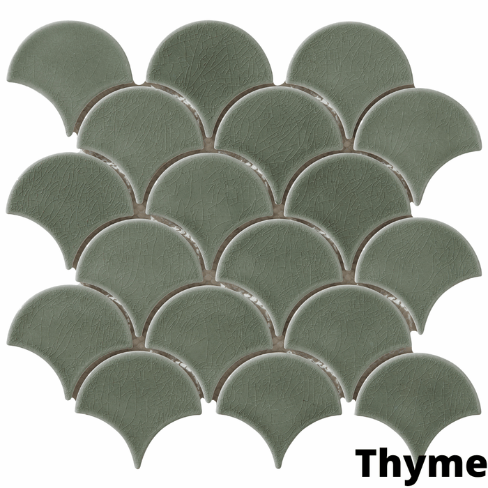 Atlantis Porcelain Mosaic, Thyme, £15.88 per sheet