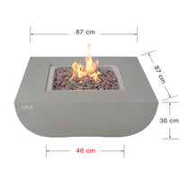 Westport Fire Pit, Glass-fibre reinforced concrete - Blackman Rowe