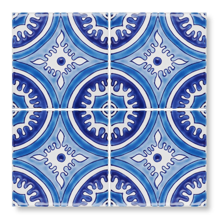 Andalucia, Hacienda, £477.66/ M2 Blue Tile Decorative Tiles Decorative Tiles Sale Fired Earth Porcelain Decorative Tiles Fired Earth