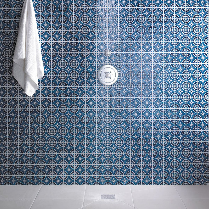 Andalucia, Hacienda, £477.66/ M2 Blue Tile Decorative Tiles Decorative Tiles Sale Fired Earth Porcelain Decorative Tiles Fired Earth