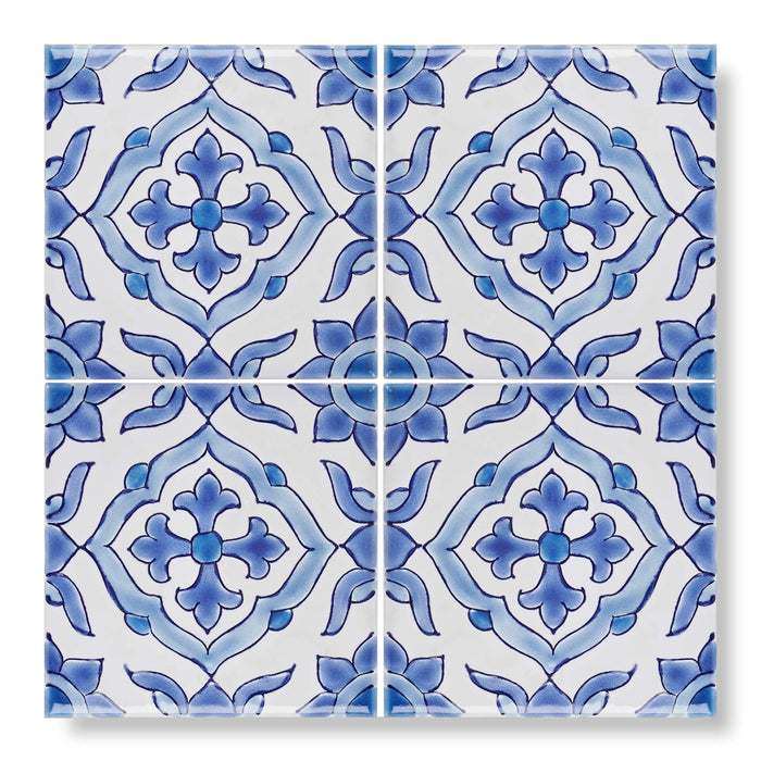Andalucia, Morena, £368.06/ M2 Blue Tile Decorative Tiles Sale Fired Earth Porcelain Decorative Tiles Fired Earth