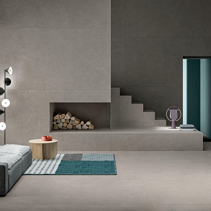 Arkistone Porcelain Stoneware, sizes, Greige, from £48.05/ M2 Concrete & Cement Effect Porcelain Tiles Grey Tile Marca Corona
