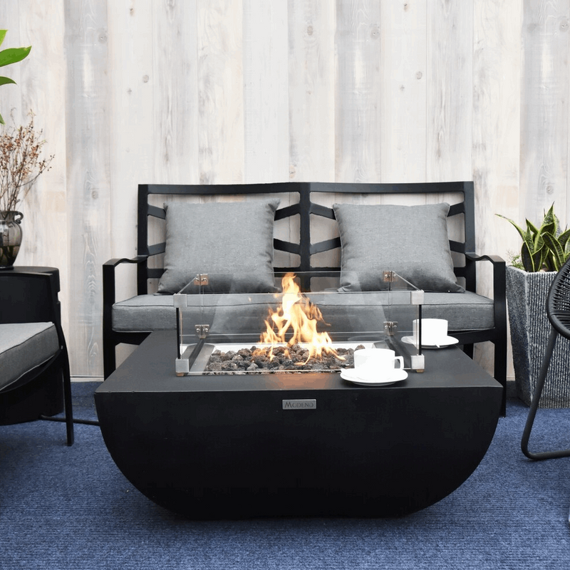 Elementi Aurora Black Fire Table Fire Pits & Fire Tables Elementi