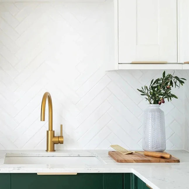 Avebury Glazed Brick Style, Milk White, £84.48 / M2 Decorative Tiles White Tile Ca Pietra