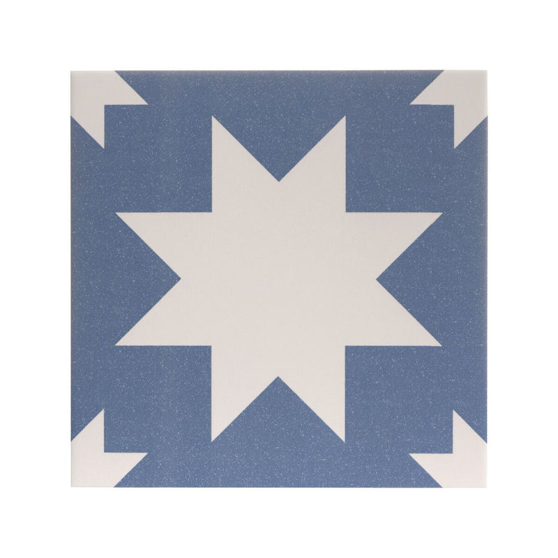 Bert & May, Porcelain, Pradena Black, £86.70/M2 Blue Decorative Tiles Decorative Tiles Sale Porcelain Decorative Tiles Fired Earth