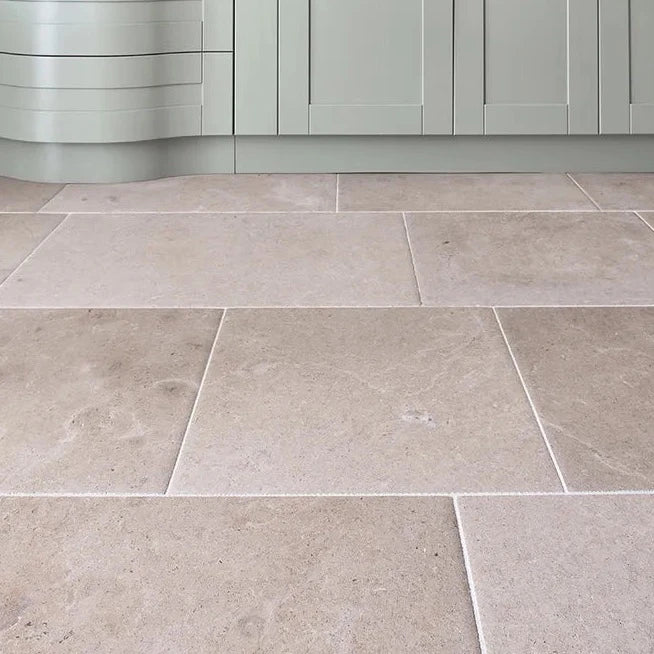 Neranjo Distressed Finish Limestone, £161.00/ M2 Cream Tile Natural Stone Exterior Tiles Ca Pietra