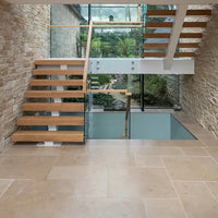 Neranjo Seasoned Finish Limestone, £118.50/ M2 Cream Tile Natural Stone Exterior Tiles Ca Pietra