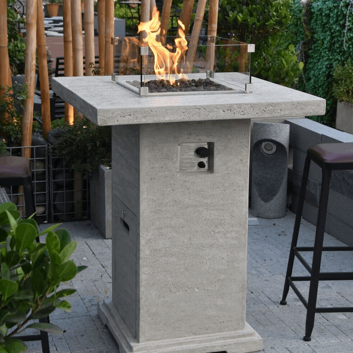 Elementi Montreal Fire Pit Table Bar Fire Pits & Fire Tables Elementi