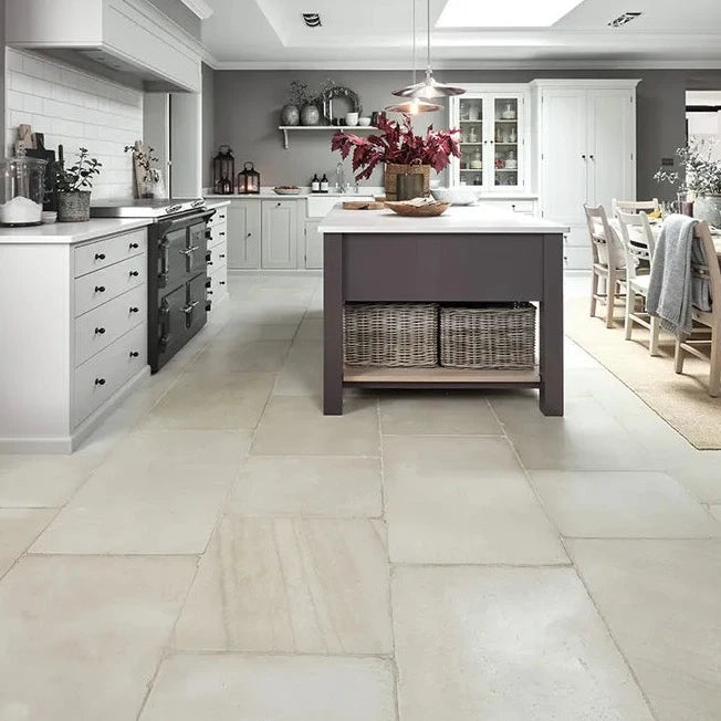 Dorchester Sandstone Tumbled Finish, £120.00/ M2 Cream Tile Limestone Tiles Sandstone Ca Pietra