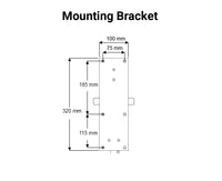 Fold Up Toilet Support Grab Rail adjustable leg Mid Grey