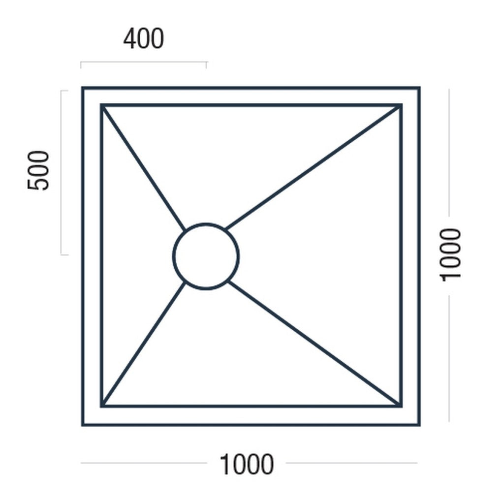 Premier Shower Deck 1000 x 1000mm