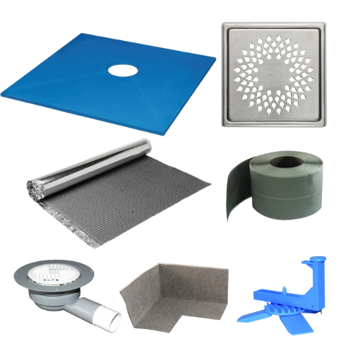 Wetroom Kit Complete 1200 x 1200 Set