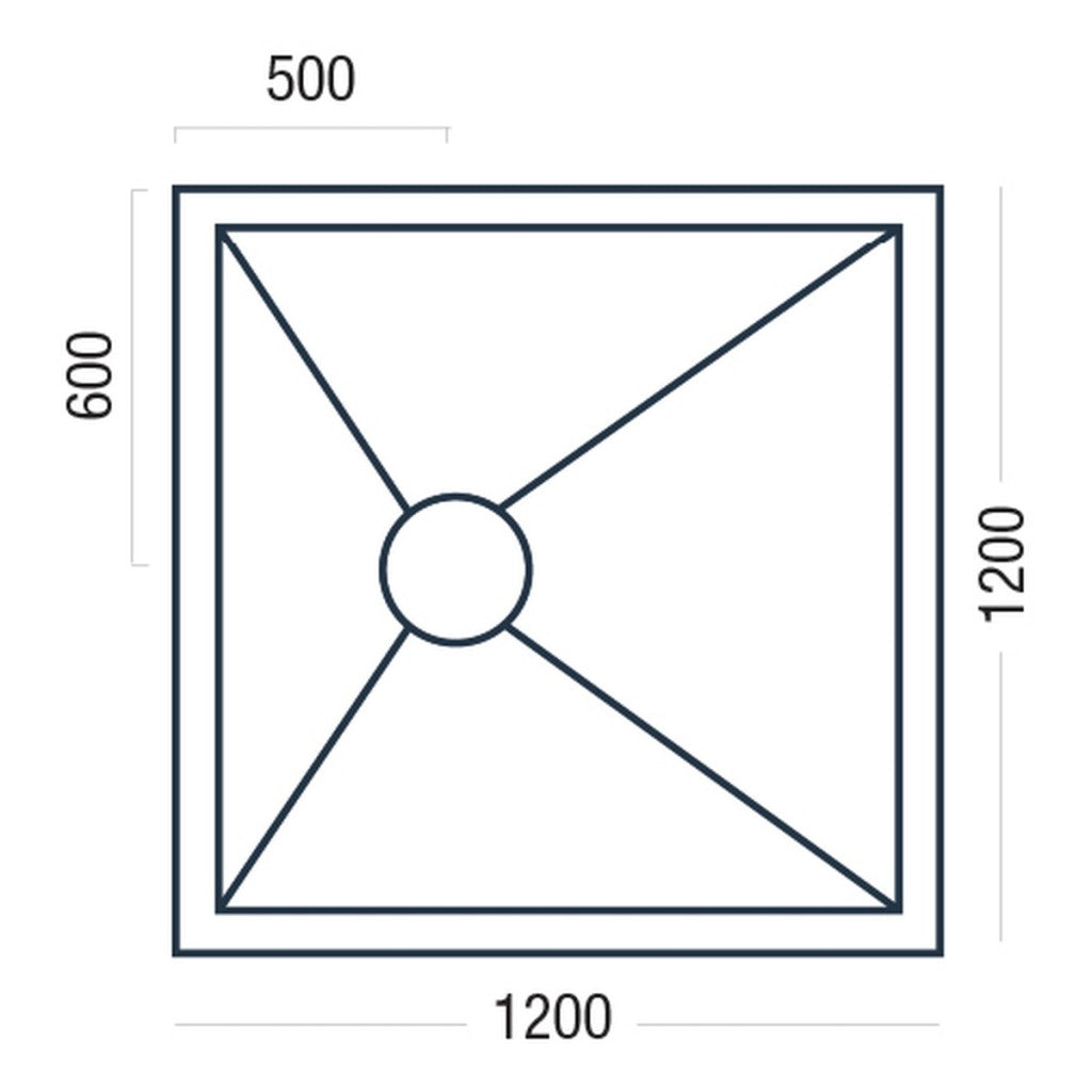Premier Shower Deck 1200 x 1200mm
