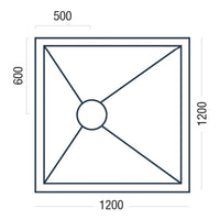 Premier Shower Deck 1200 x 1200mm