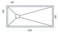 Premier Shower Deck 1200 x 800mm
