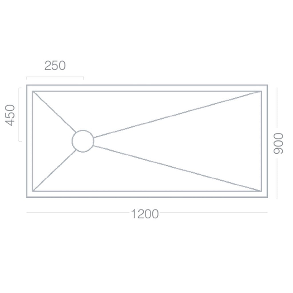 Premier Shower Deck 1200 x 900mm