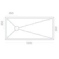 Premier Shower Deck 1200 x 900mm