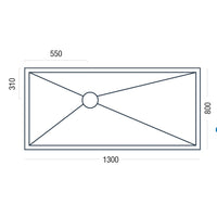 Premier Shower Deck 1300 x 800mm