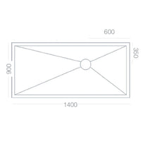 Wetroom Kit Complete 1400 x 900 Set