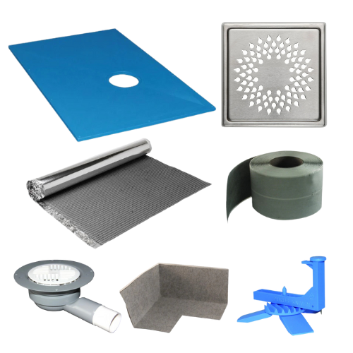 Wetroom Kit Complete 1400 x 900 Set
