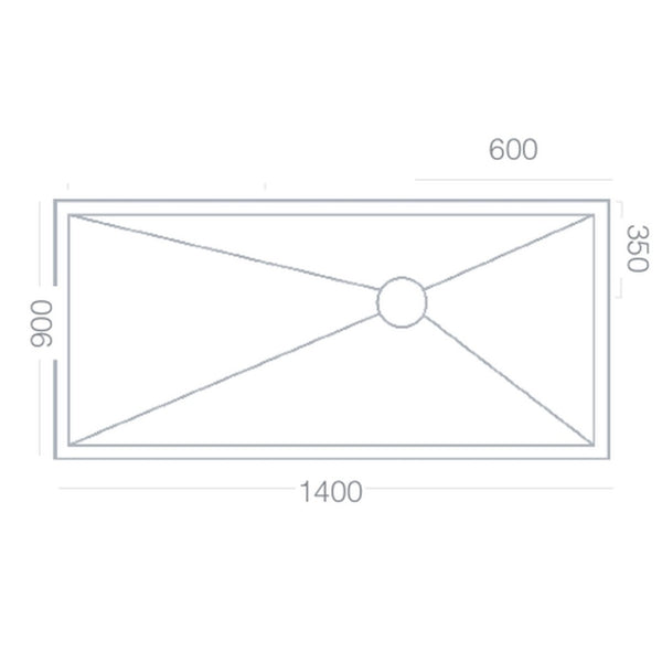 Premier Shower Deck 1400 x 900mm