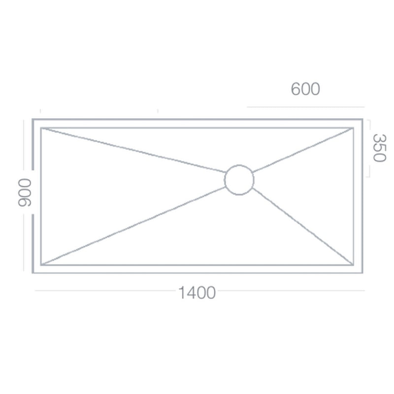 Premier Shower Deck 1400 x 900mm